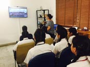 St. Mark's Girls School, Meera Bagh - Skype Session with the US : Click to Enlarge