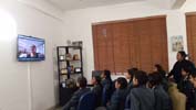 St. Mark's Girls School, Meera Bagh - Video Conference Session with with Lycée Elie Cartan, France : Click to Enlarge