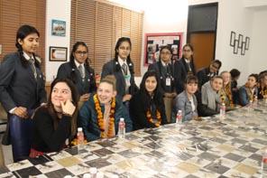 St. Mark's Girls School, Meera Bagh - Student Exchange Program : India and France : Click to Enlarge