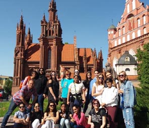 St. Mark's Girls School, Meera Bagh - Exploring the Baltic Nation, Lithuania : Click to Enlarge