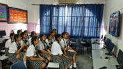 St. Mark's Girls School, Meera Bagh - Video Conference Session with Lycée Elie Cartan, France : Click to Enlarge