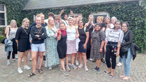 St. Mark's Girls School, Meera Bagh - Cultural Exchange Programme with students of Denmark : Click to Enlarge
