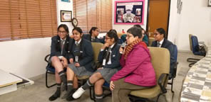 St. Mark's Girls School, Meera Bagh - Video Conference Session : Click to Enlarge