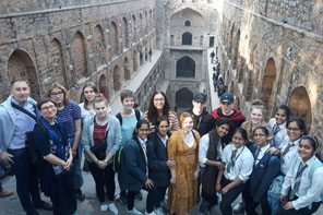 St. Mark's Girls School, Meera Bagh - Students delegataion from Germany visits our School : Click to Enlarge