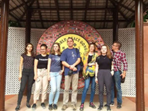 St. Mark's Girls School, Meera Bagh - Cultural Student Exchange Programme with students from Hungary : Click to Enlarge