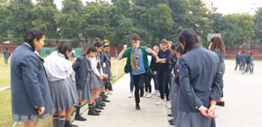 St. Mark's Girls School, Meera Bagh - Indo-French Student Exchange Programme at School : Click to Enlarge