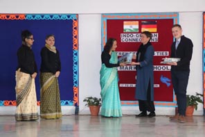 St. Mark's Girls School, Meera Bagh - Indo-German Student Exchange Programme at School : Click to Enlarge