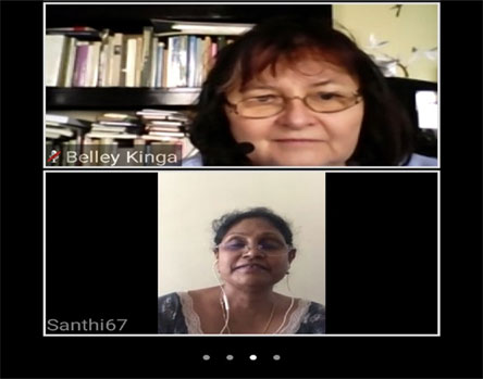 St. Mark's Girls School, Meera Bagh - Video Conference with Global Educators : Click to Enlarge