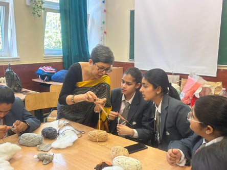 St. Mark's World School, Meera Bagh - Cultural Exchange Programme: India Meets Hungary : Click to Enlarge