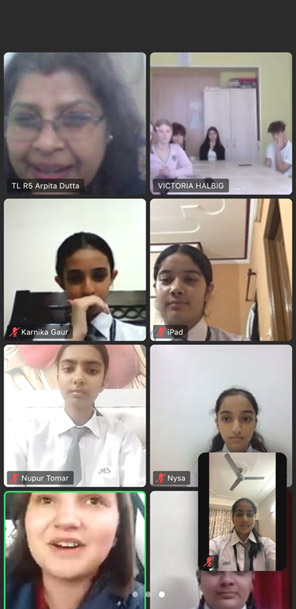 St. Mark's World School, Meera Bagh - International Relations: India Russia Online Meet : Click to Enlarge