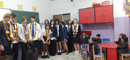 St. Mark's World School, Meera Bagh - Student Exchange Program: Indo-Russia Bond : Click to Enlarge