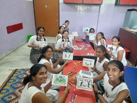 St. Mark's World School, Meera Bagh - Sri Lankan students attending Classes : Click to Enlarge