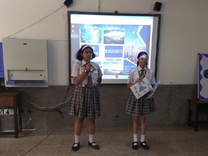 SMS, Girls School - Our students participated in Confluence organised by K. R. Mangalam World School : Click to Enlarge
