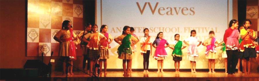 SMS, Girls School - VVeaves : Inter School Festival at Vasant Valley School : Click to Enlarge