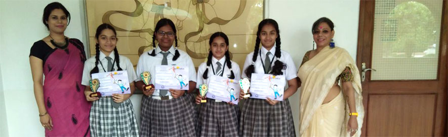 SMS, Girls School - Plethora of Inter School Competitions hosted by Vikas Bharti Public School, Rohini : Click to Enlarge