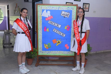 St. Mark's World School, Meera Bagh - Mock Stock event for Ecom Fiesta 2022 : Click to Enlarge