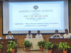 St. Mark's World School: Dr. V.K Williams Memorial Debate : Click to Enlarge