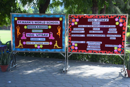 St. Mark's World School: Yogotsav : Click to Enlarge
