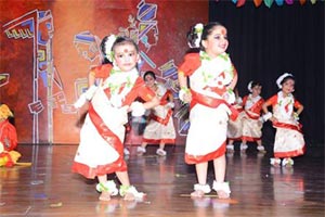 SMS Girls School - Folk Dance Event for Seedling : Click to Enlarge