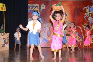 SMS Girls School - Folk Dance Event for Seedling : Click to Enlarge