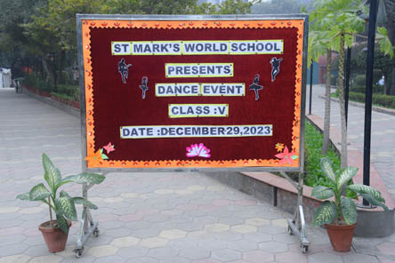 SMS World School - Dance Event by students of Class 5 : Click to Enlarge