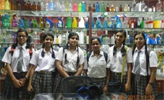 SMS, Girls School - Visit to a Factory Manufacturing Plastic Bottles : Click to Enlarge