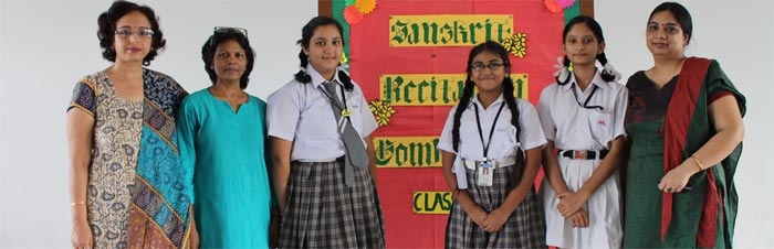 SMS Girls School - Sanskrit Recitation Competition : Click to Enlarge