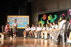 St. Mark's Girls School - Books and beyond - An Interactive Session with Ms. Radhika R. Dhariwal : Click to Enlarge