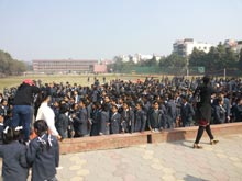 SMS Girls School - Mock Fire Drill : Click to Enlarge