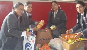 SMS Girls School - Recycling Tetra Packs : Click to Enlarge