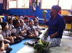 St. Mark's Girls School - Vegetable vendor Activity : Seedling - Click to Enlarge