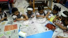 St. Mark's Girls School, Meera Bagh - Fun with animals : Click to Enlarge