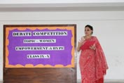 St. Mark's Girls School, Meera Bagh - Inter Class Debate Competition : Click to Enlarge