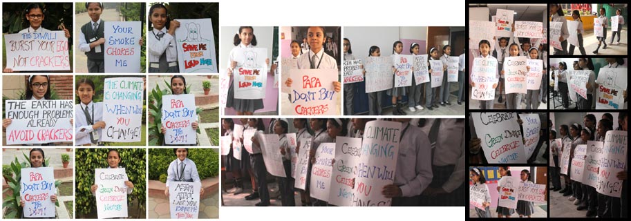 St. Mark's Girls School, Meera Bagh - Anti Cracker Rally