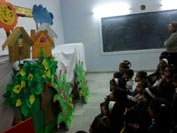 St. Mark's Girls School, Meera Bagh - Puppet Show : Three Little Pigs : Click to Enlarge