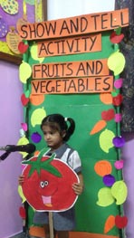 St. Mark's Girls School, Meera Bagh - Show and Tell Activity : Click to Enlarge