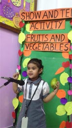 St. Mark's Girls School, Meera Bagh - Show and Tell Activity : Click to Enlarge
