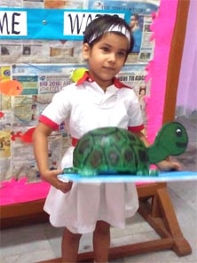 St. Mark's Girls School, Meera Bagh - Show and Tell Activity on Water for Sapling A : Click to Enlarge