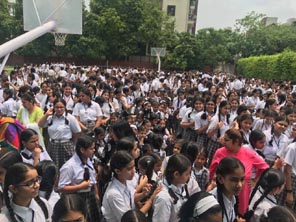 St. Mark's Girls School, Meera Bagh - Safety Mock Drill : Click to Enlarge