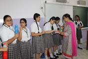 St. Mark's Girls School, Meera Bagh - Deworming programme : Click to Enlarge
