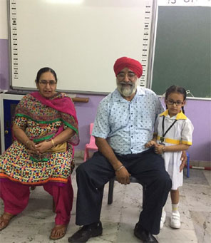 St. Mark's Girls School, Meera Bagh - Grandparents Story Telling : Click to Enlarge