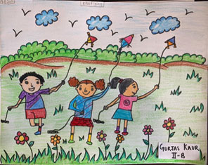 St. Mark's Girls School, Meera Bagh - Art Work by Students : Click to Enlarge