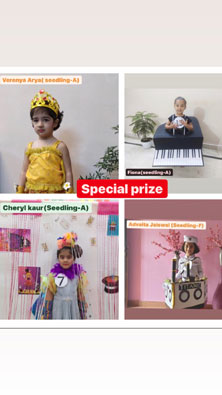 St. Mark's Girls School, Meera Bagh - Inter Class Fancy Dress Competition for Class Seedling : Click to Enlarge