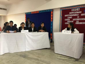 St. Mark's Girls School, Meera Bagh - Mock Parliament : Click to Enlarge