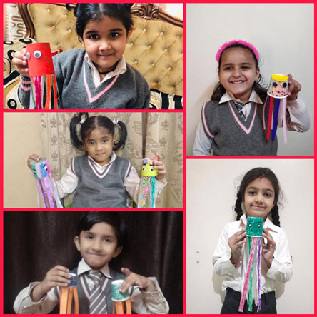 St. Mark's Girls School, Meera Bagh - Class Sapling Activity : Click to Enlarge
