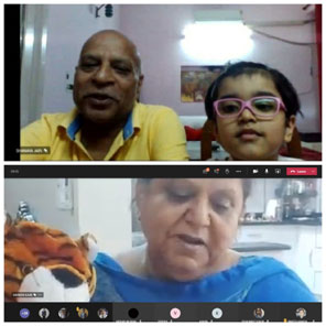 St. Mark's Girls School, Meera Bagh - Story Telling session by grandparents for Class 1 : Click to Enlarge