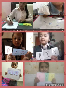 St. Mark's Girls School, Meera Bagh - Activity : Word Building by Class Sapling : Click to Enlarge