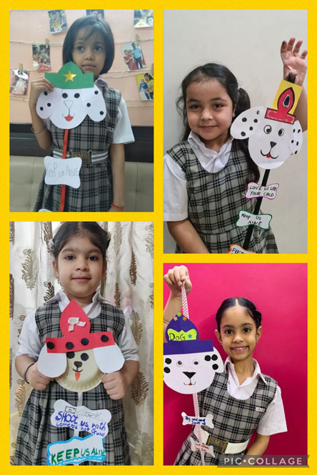 St. Mark's Girls School, Meera Bagh - Animal Safety and Protection Day by Class 1 and 2 : Click to Enlarge