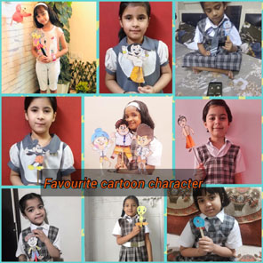 St. Mark's Girls School, Meera Bagh - My Favourite Cartoon Character Activity by Class 2 : Click to Enlarge