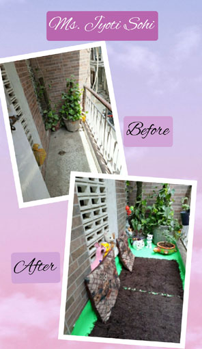 St. Mark's Girls School, Meera Bagh - Home Decor by Class 1 : Click to Enlarge
